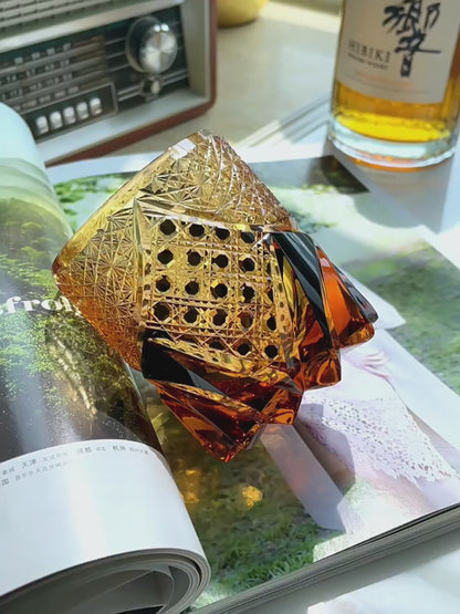 Black Warrior Whiskyglas aus Kristall